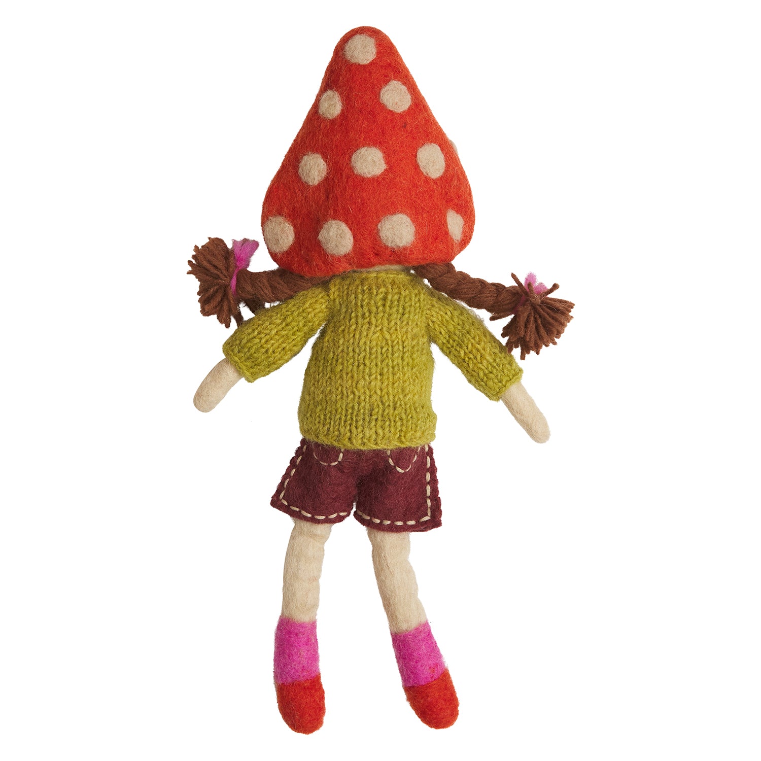 Lucie Felt Doll - Handmade Soft Plush Toy for Kids | Perfect for Nursery Decor, Birthday Gifts & Collectibles | Safe & Cuddly Playtime Companion