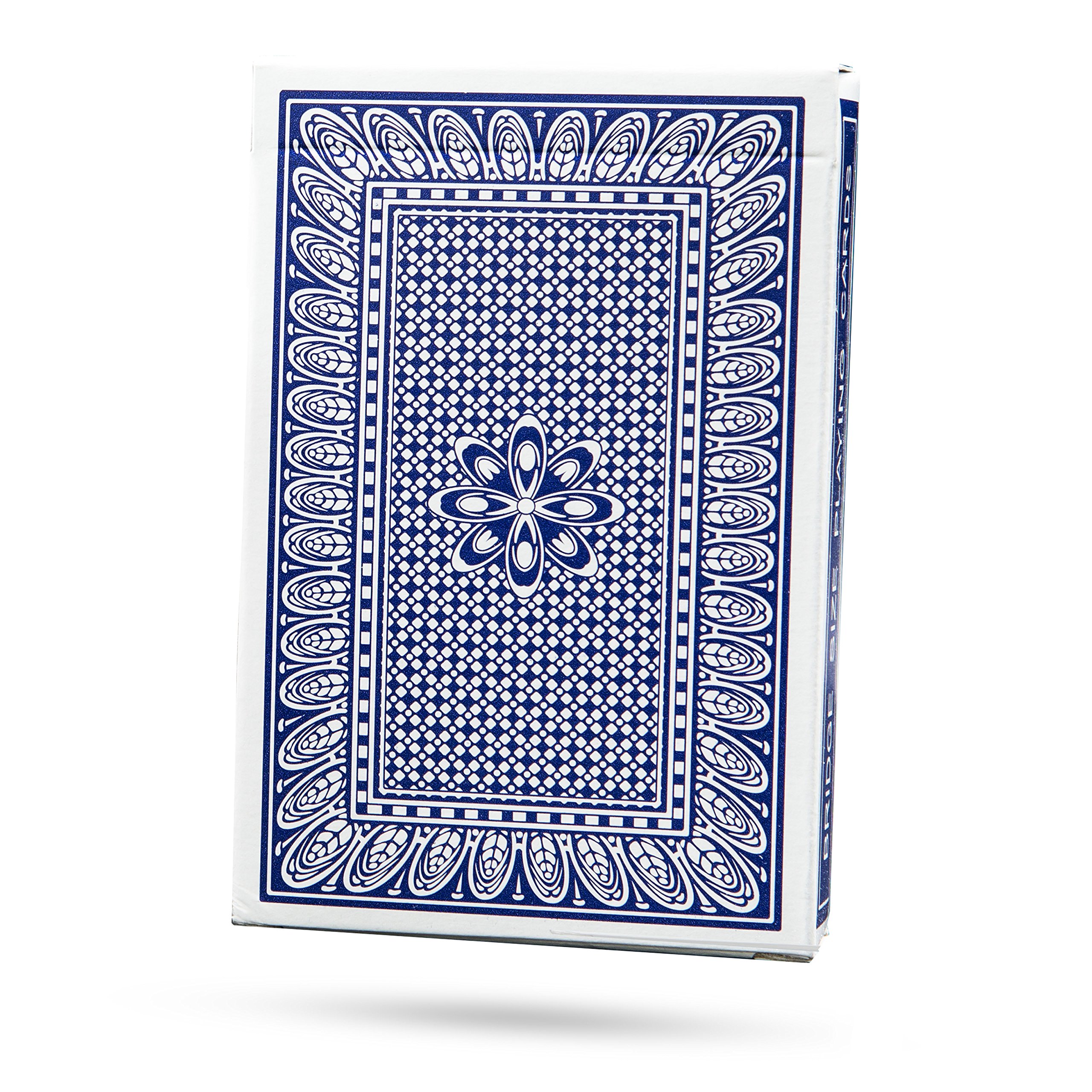 Invisible Deck Magic Trick - Red or Blue Playing Cards for Close-Up Magic & Illusion Performances | Perfect for Magicians, Street Performers & Party Entertainment