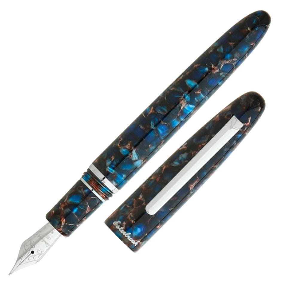 Esterbrook Estie Fountain Pen - Nouveau Bleu with Palladium Trim | Premium Writing Instrument for Calligraphy, Journaling & Gifting | Elegant Office & Home Use