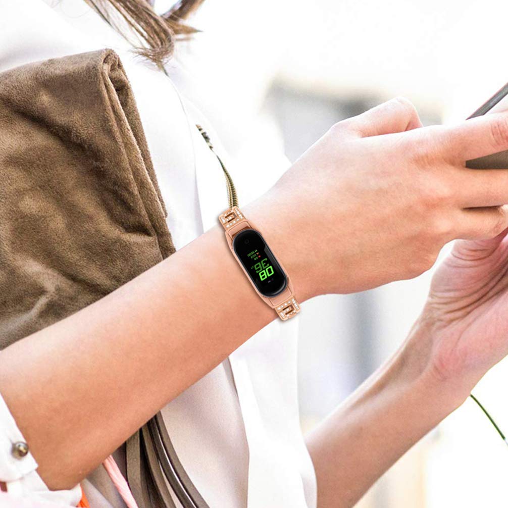 UKCOCO Leather Watch Strap for Xiaomi 5 - Quick Release Zinc Alloy Band for Smart Watches, Office & Casual Wear