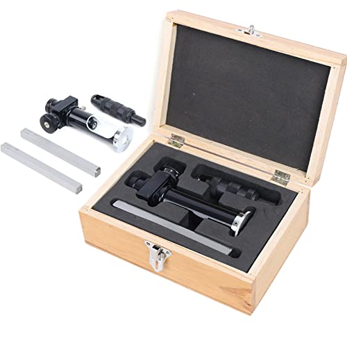 High Precision Portable Brinell Hardness Tester with 20x Readout Microscope - Durometer HBC Hammer Type, Includes 2 Test Blocks & Storage Case - Ideal for Metal, Alloy & Material Testing in Labs & Factories