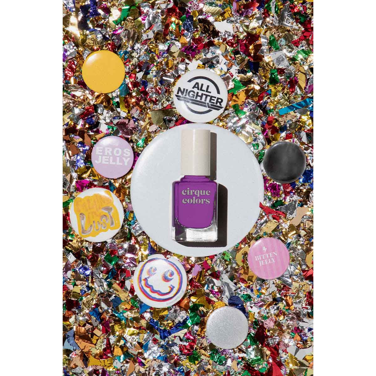 Cirque Colors Eros Jelly Nail Polish - 0.37 oz Long Lasting Vegan & Cruelty Free Nail Lacquer - Perfect for Manicures, Pedicures & Nail Art Designs