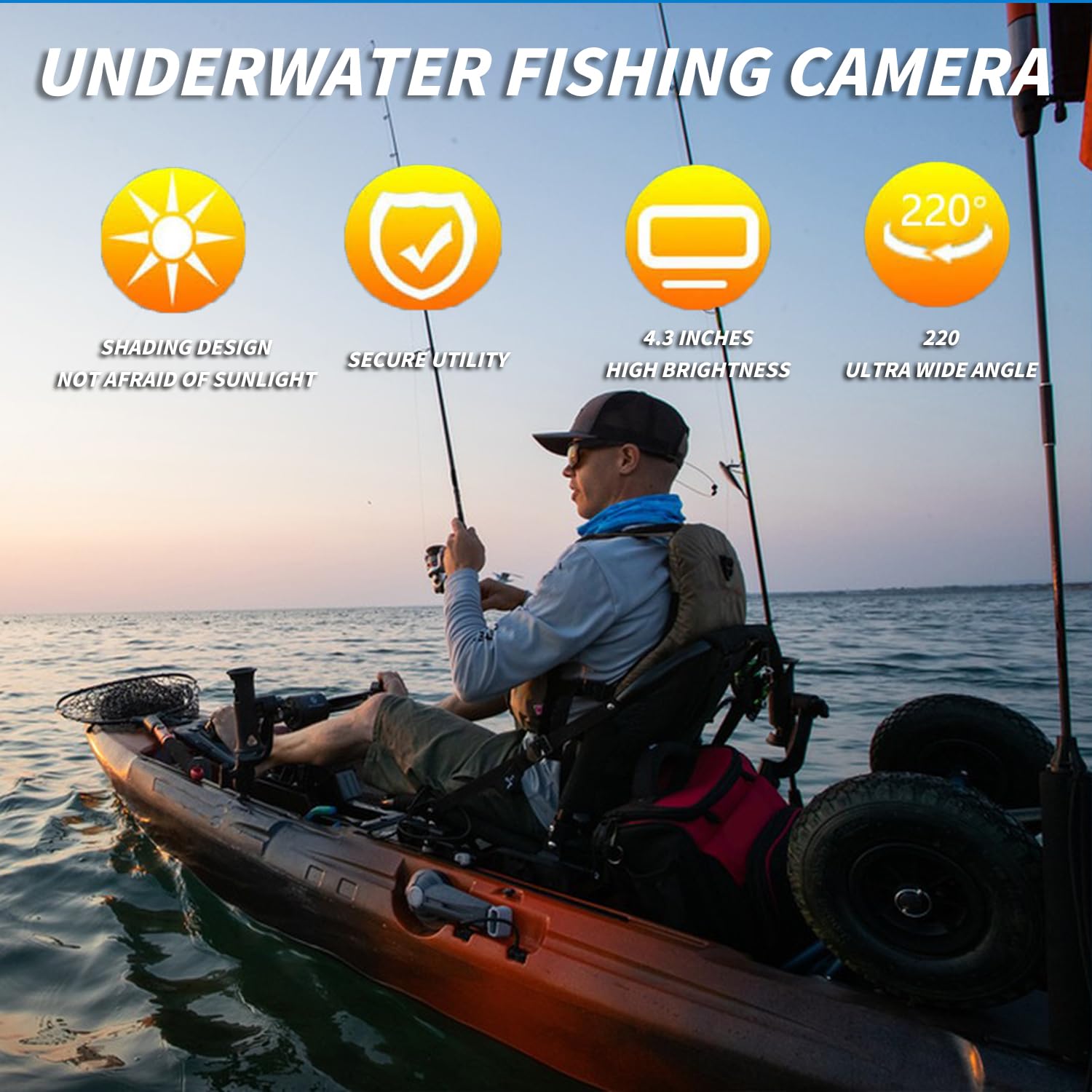 Colitt Underwater Fishing Camera with 4.3