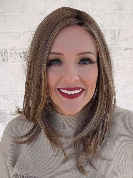 Celine Synthetic Lace Front Wig - Hand Tied Human Hair Wig with Natural Hairline | Perfect for Cosplay, Daily Wear & Special Occasions
