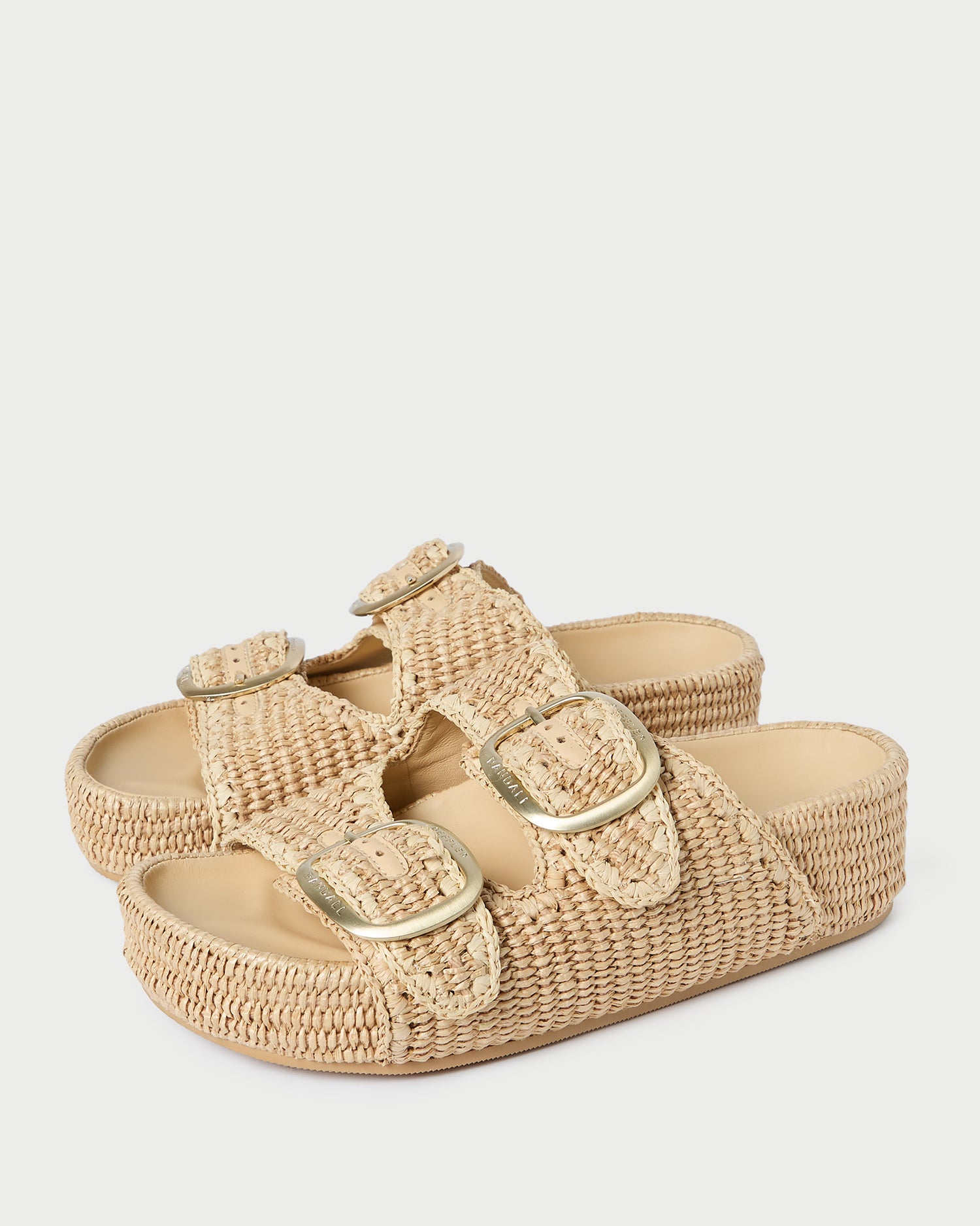 Theo Natural Two Band Sandal - Comfortable Leather Sandals for Women & Men | Perfect for Beach, Vacation & Summer Outfits