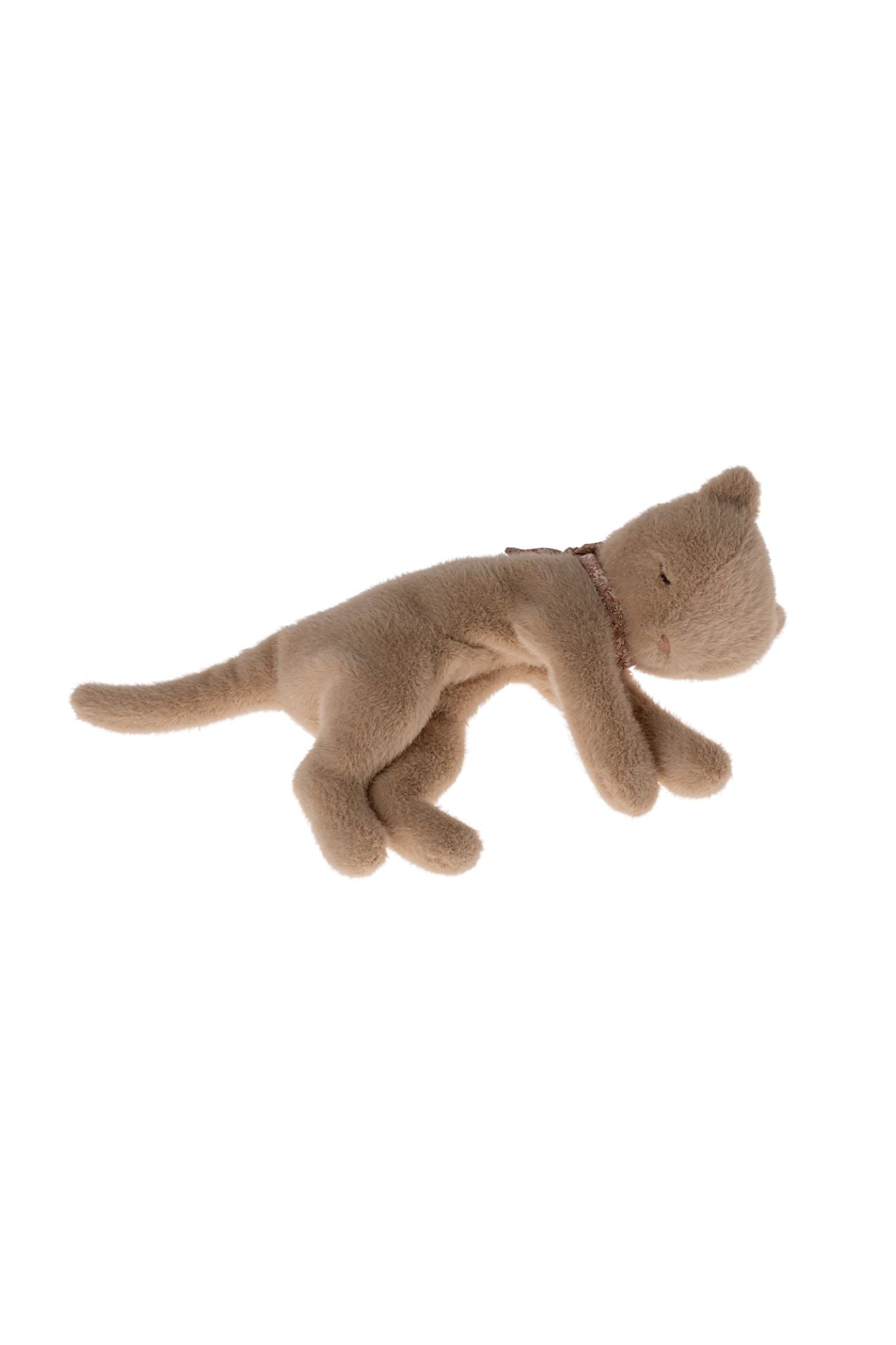 Soft Cream Peach Kitten Plush Toy - Cute Stuffed Animal for Kids 3+ Years - Perfect for Cuddling, Nursery Decor & Gift Giving