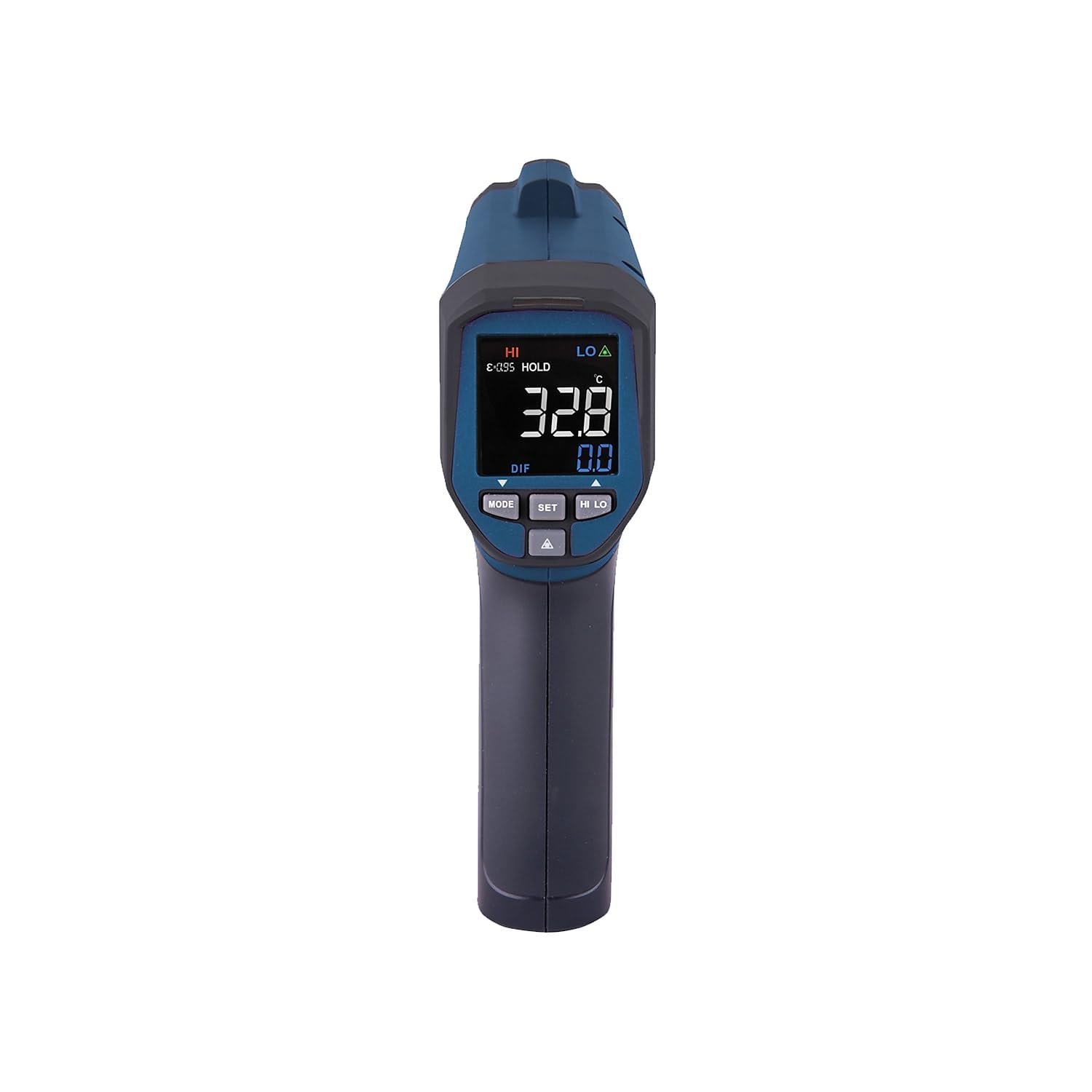 REED Instruments R2320 High-Precision Infrared Thermometer Gun -30:1 Distance to Spot Ratio, -58°F to 1472°F (-50°C to 800°C) Range for Industrial, HVAC, Food Safety & Home Use