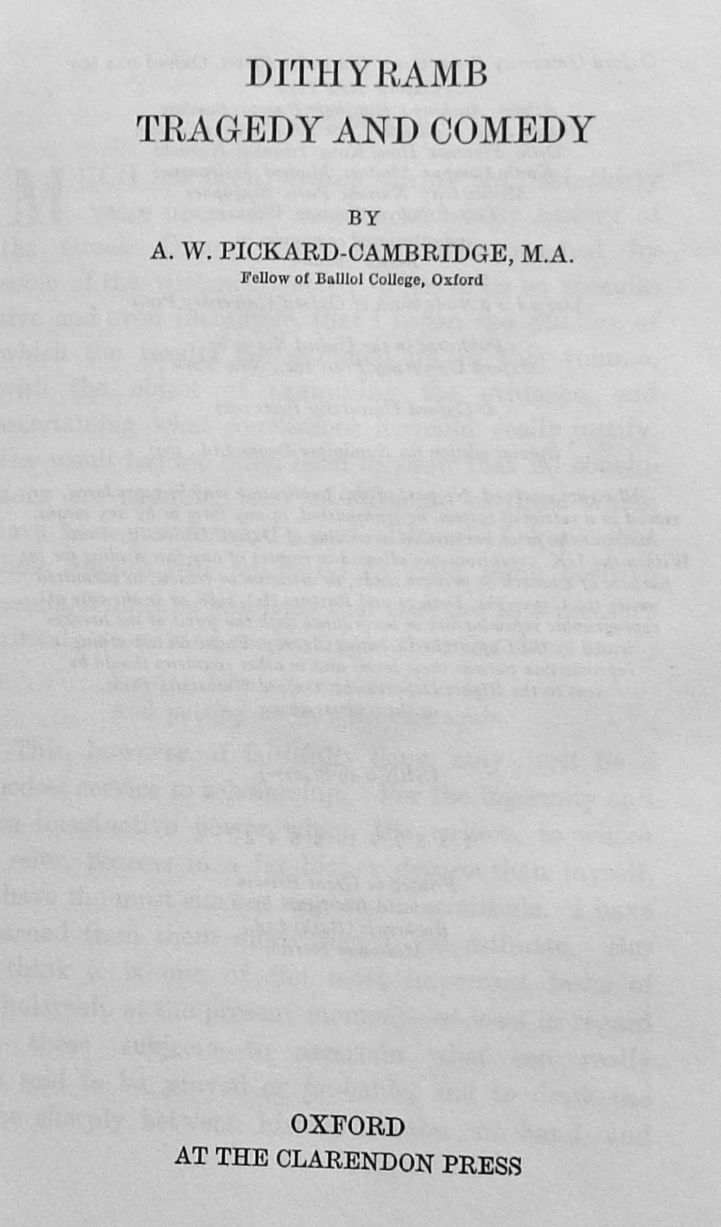 Dithyramb Tragedy and Comedy - Ancient Greek Theater History & Literature - Perfect for Drama Studies, Theater Performances, and Classical Literature Enthusiasts