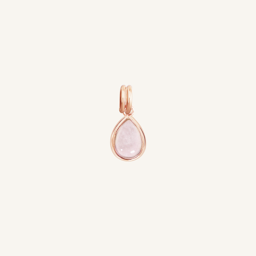 Rose Quartz Trove Charm - Healing Crystal Jewelry for Love & Positivity | Perfect for Meditation, Gifts & Spiritual Wellness