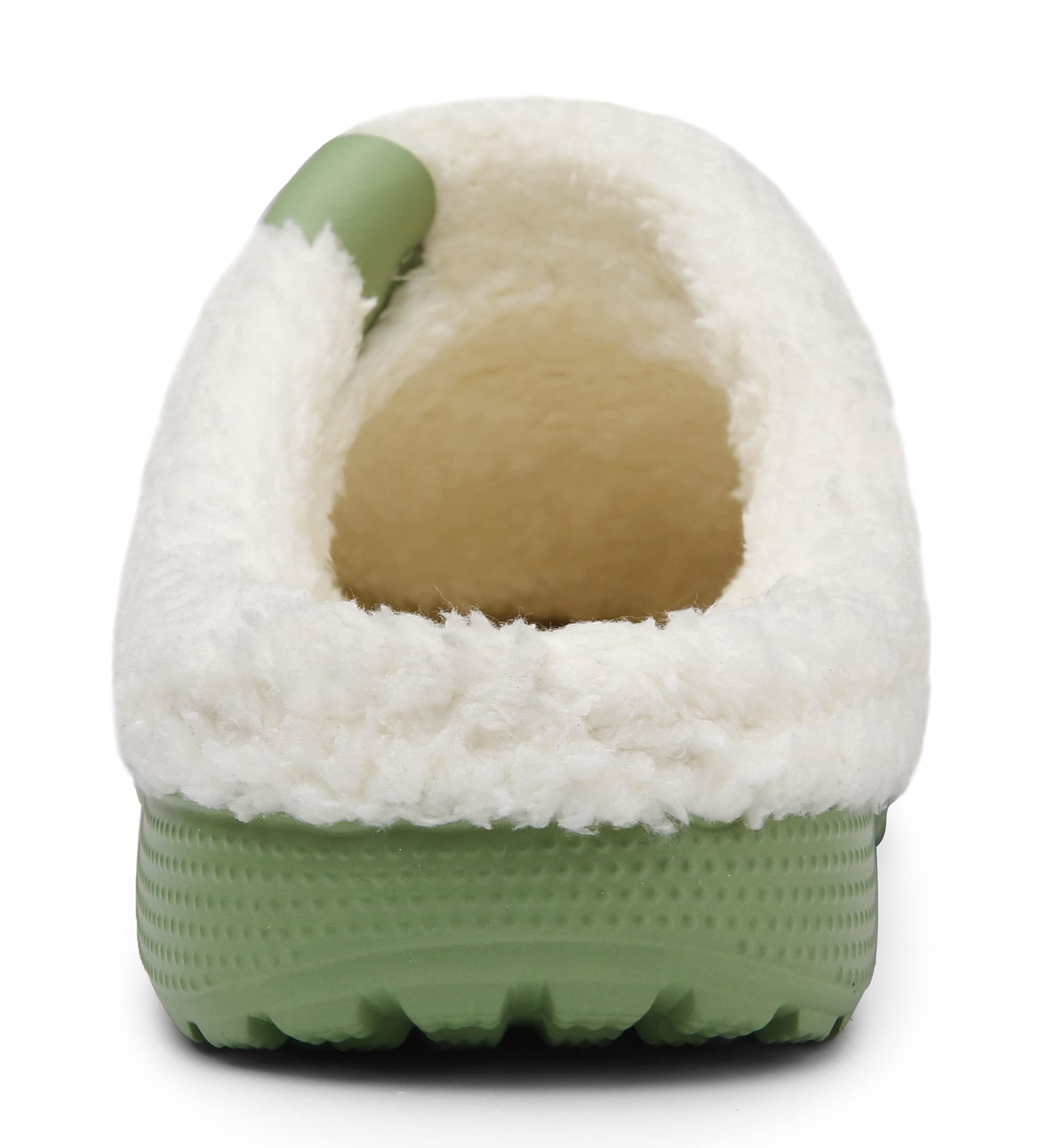 SMajong Men's & Women's Fur-Lined Waterproof Clogs - Winter Warm Plush Indoor/Outdoor Slippers for Home, Garden & Daily Use