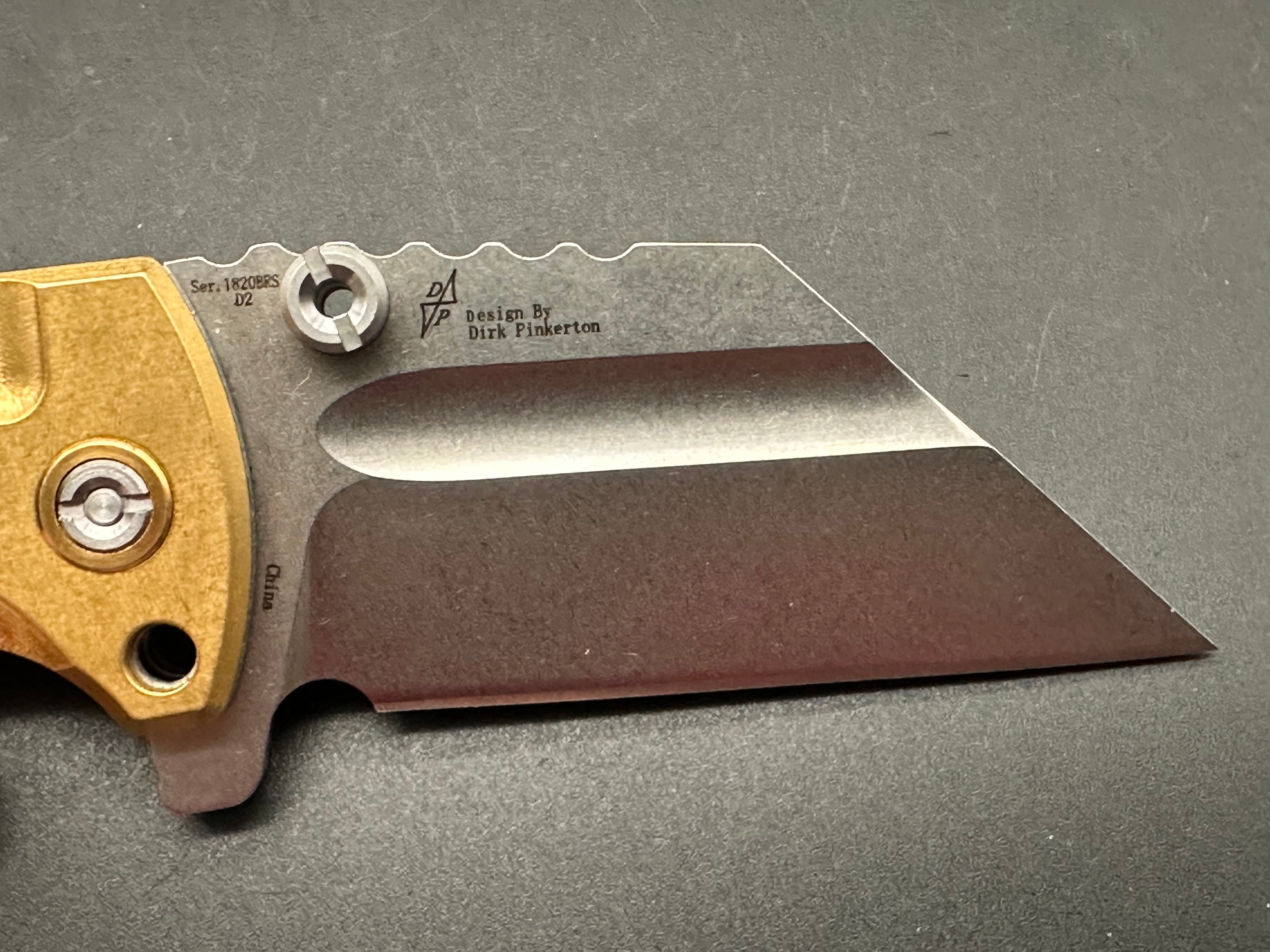 Artisan Cutlery Proponent Mini Brass Pocket Knife - Premium EDC Folding Knife for Outdoor, Camping & Everyday Carry | Perfect for Hiking, Survival & Tactical Use