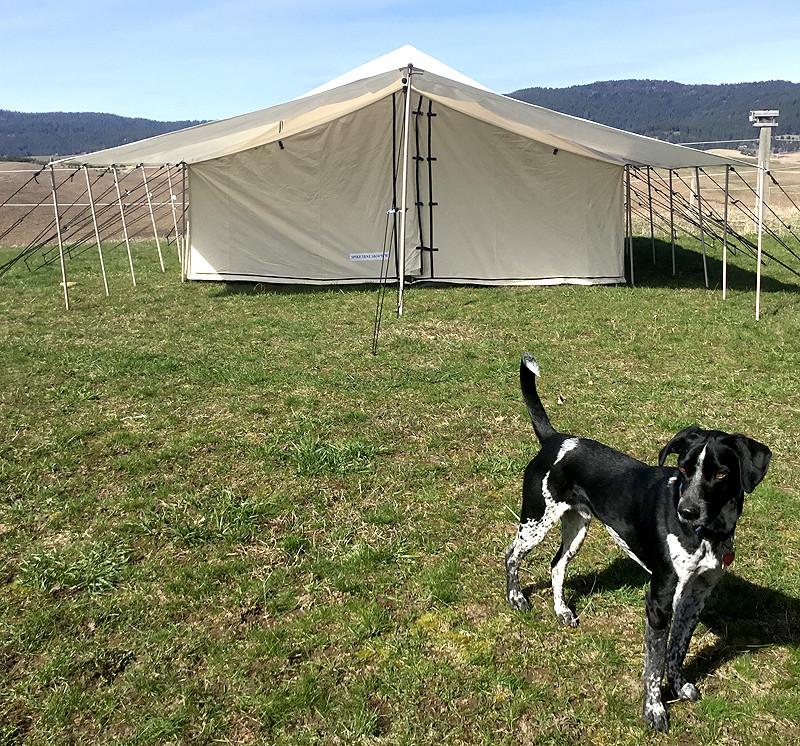 6' Extended Selkirk Spike Tent Fly - 8oz Polyester Lightweight Waterproof Camping Shelter for Backpacking, Hiking & Outdoor Adventures