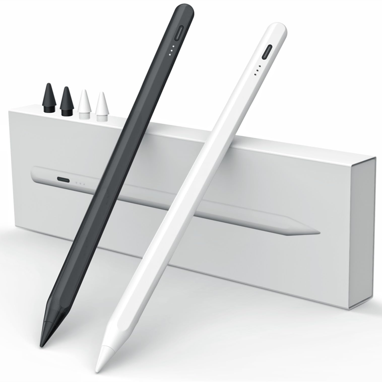 MEKO Active Stylus Pen for iPad with Palm Rejection & Tilt Sensor - Fast 13-Minute Charging - Compatible with iPad 6/7/8/9/10, iPad Pro 12.9/11