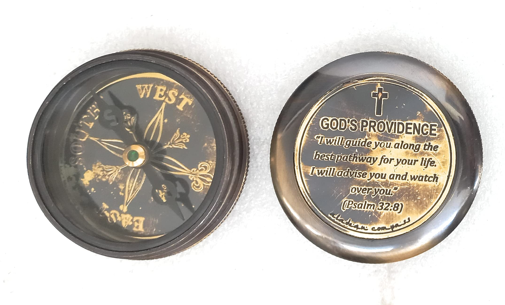 God's Providence - Engraved Holy Cross Religious Gifts for Christian Catholic Men & Women - Baptism Gifts for Boys, Teen Girls, LDS Seminary Graduation - Inspirational Christian Jewelry & Keepsakes for Daily Faith & Worship