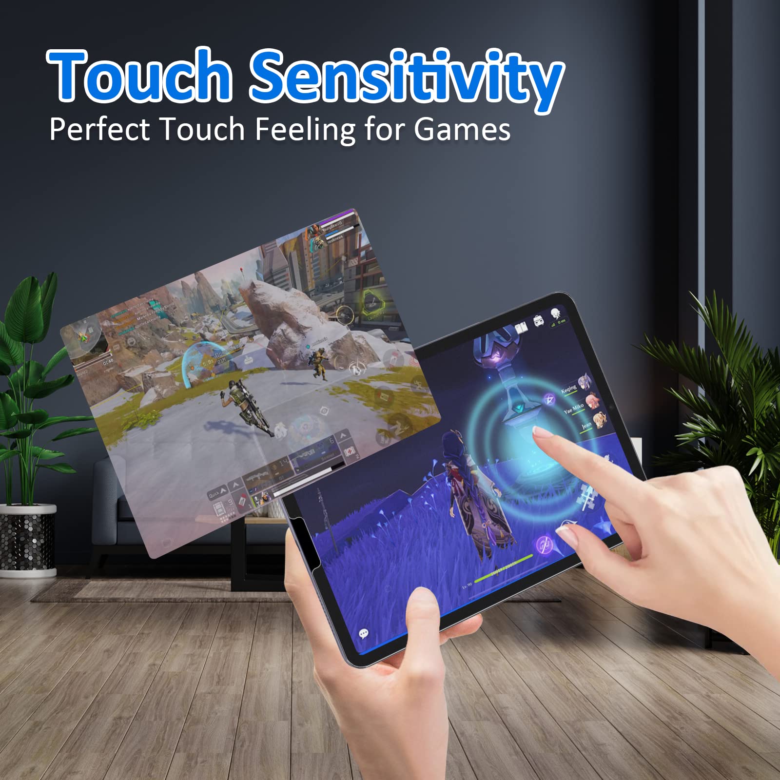 2 Pack Matte Glass Screen Protector for iPad Air 5th Gen (2022, 10.9