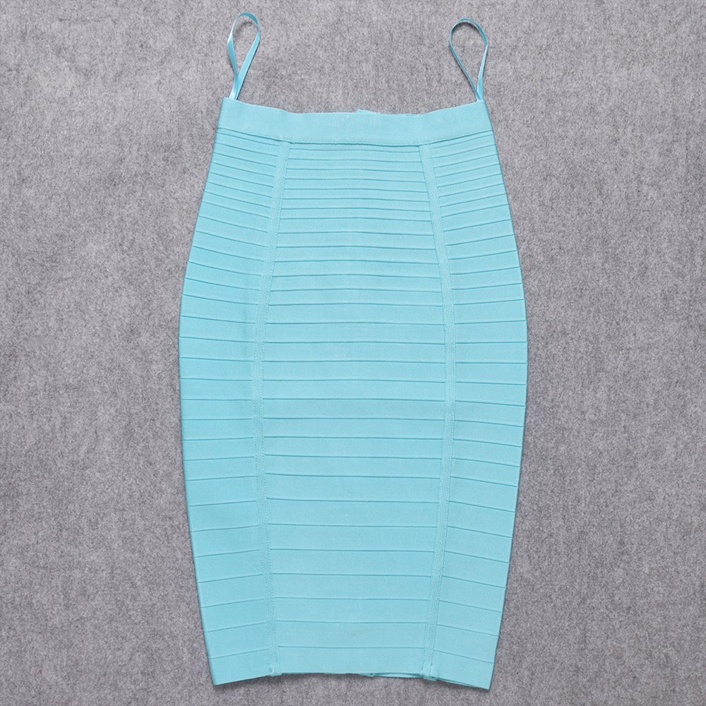 Stylish Women's High Waist Stretchy Rayon Pencil Skirt - Perfect for Office Wear, Date Night & Casual Outfits