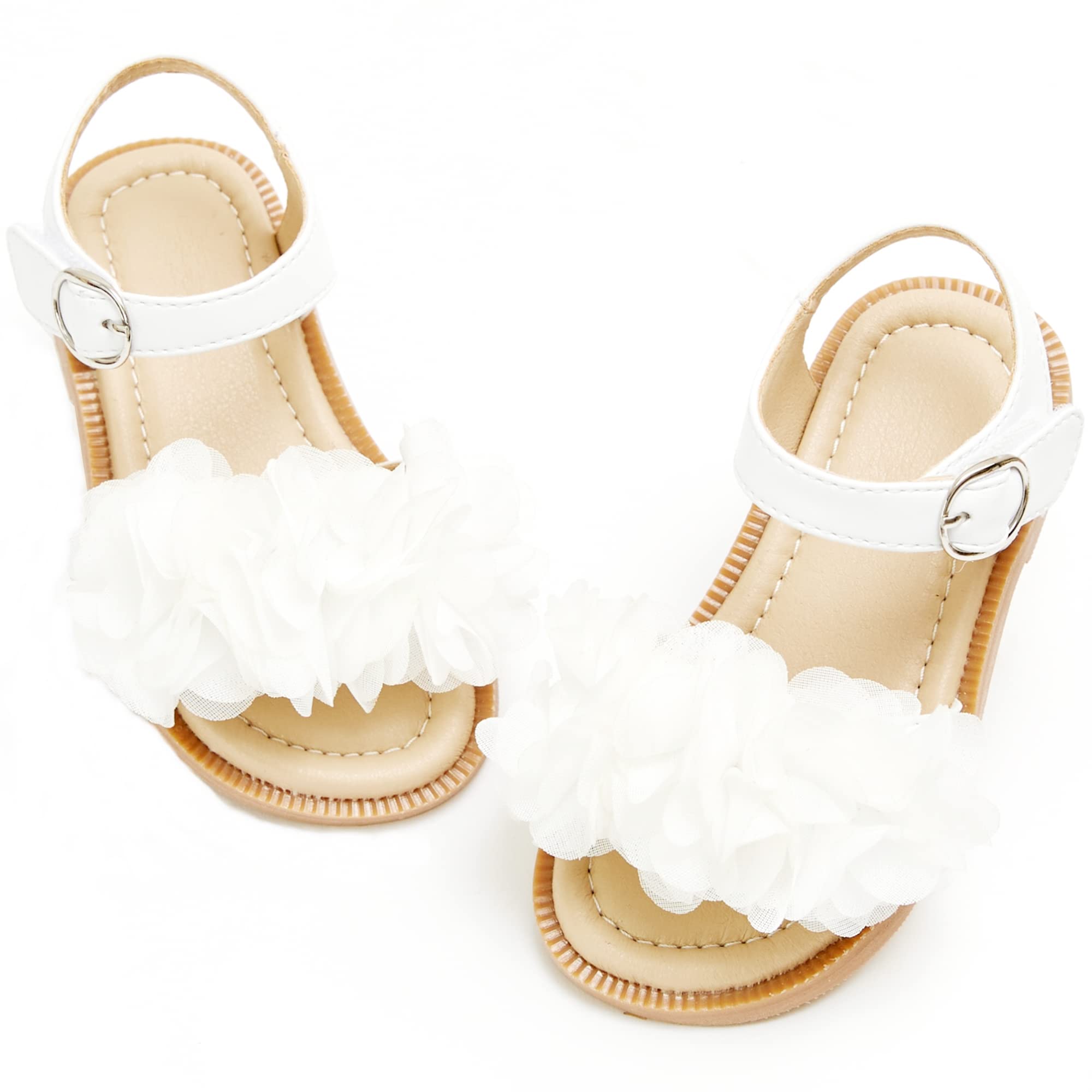 Kiderence Toddler Girl Sandals - Breathable Open Toe Summer Sandals for Little Girls | Perfect for Beach, Park & Outdoor Play