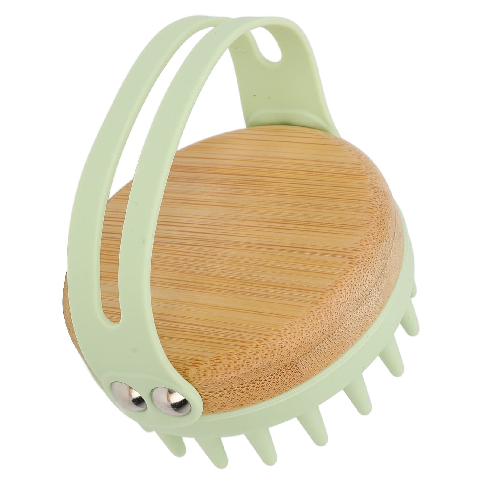 EXCLUZO Silicone Body Brush - Ergonomic Scalp Massager & Exfoliator for Sensitive Skin - Soft Green Shower Scrubber for Adults - Perfect for Relaxing Spa Days & Gentle Skin Care Routines
