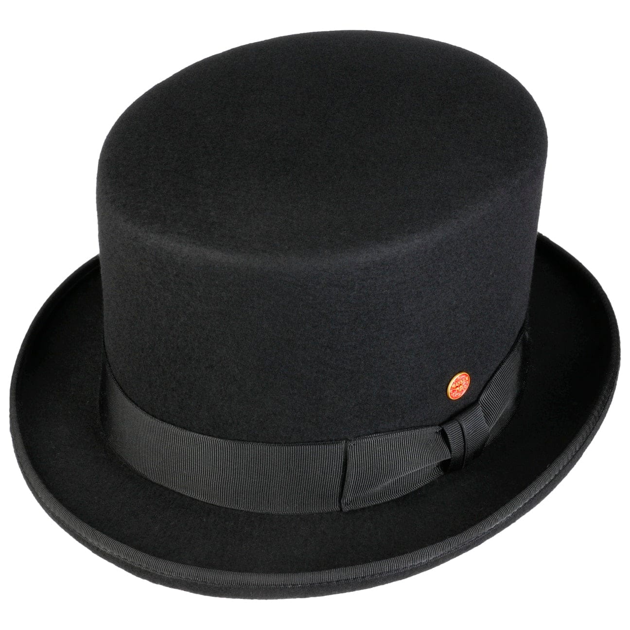 Mirlino Top Hat by Mayser - Premium Wool Felt Formal Hat for Men - Perfect for Weddings, Cosplay, and Victorian Costume Parties