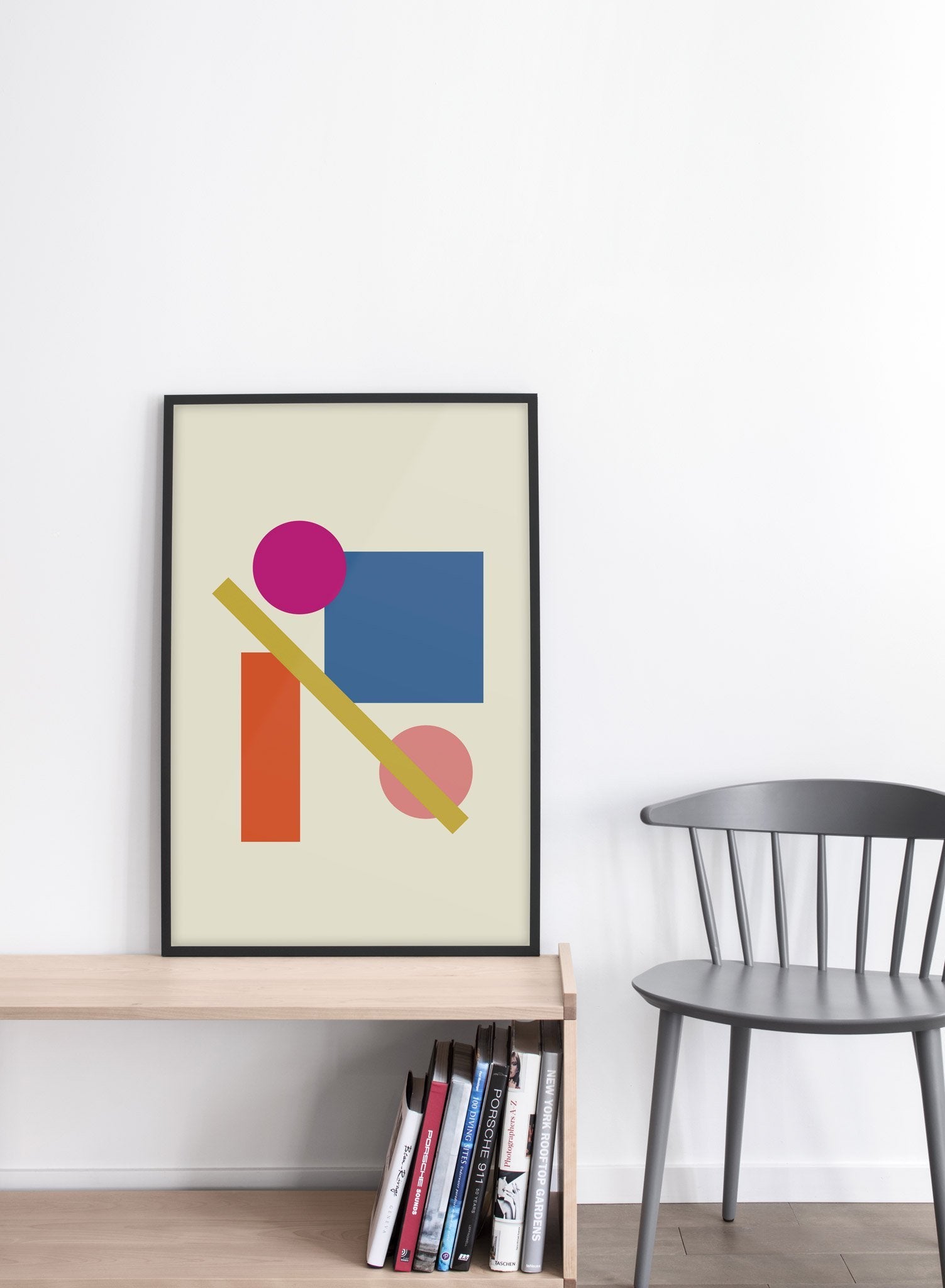 Ladder Poster - High-Quality Wall Art for Home & Office Decor | Perfect for Living Room, Bedroom, and Workspace