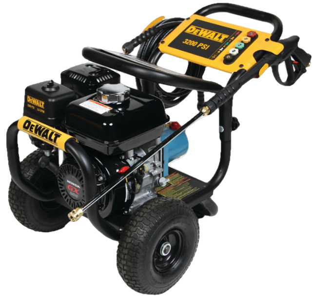 DEWALT DXPW60603 3200 PSI 2.8 GPM Gas Powered Pressure Washer - Heavy Duty Cleaning for Driveways, Decks, Siding & Outdoor Surfaces