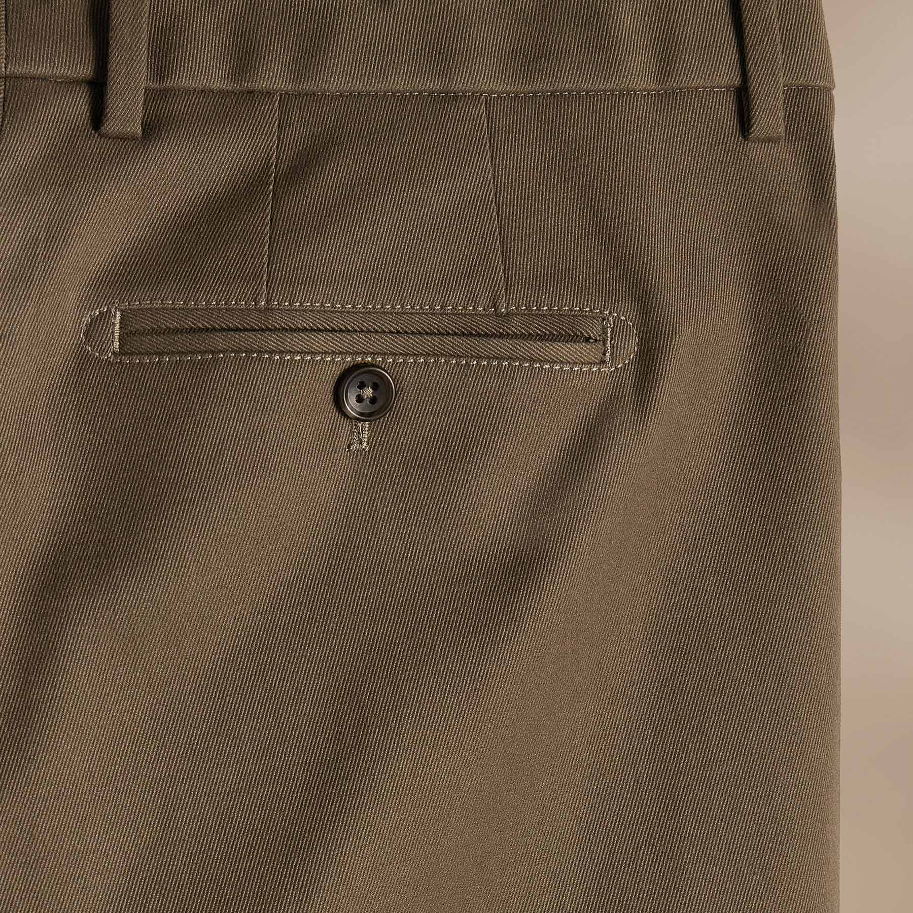Luxury Cashmere Touch Twill Pants for Women - Soft & Comfortable Mushroom Color - Perfect for Office Wear, Business Casual & Winter Outfits