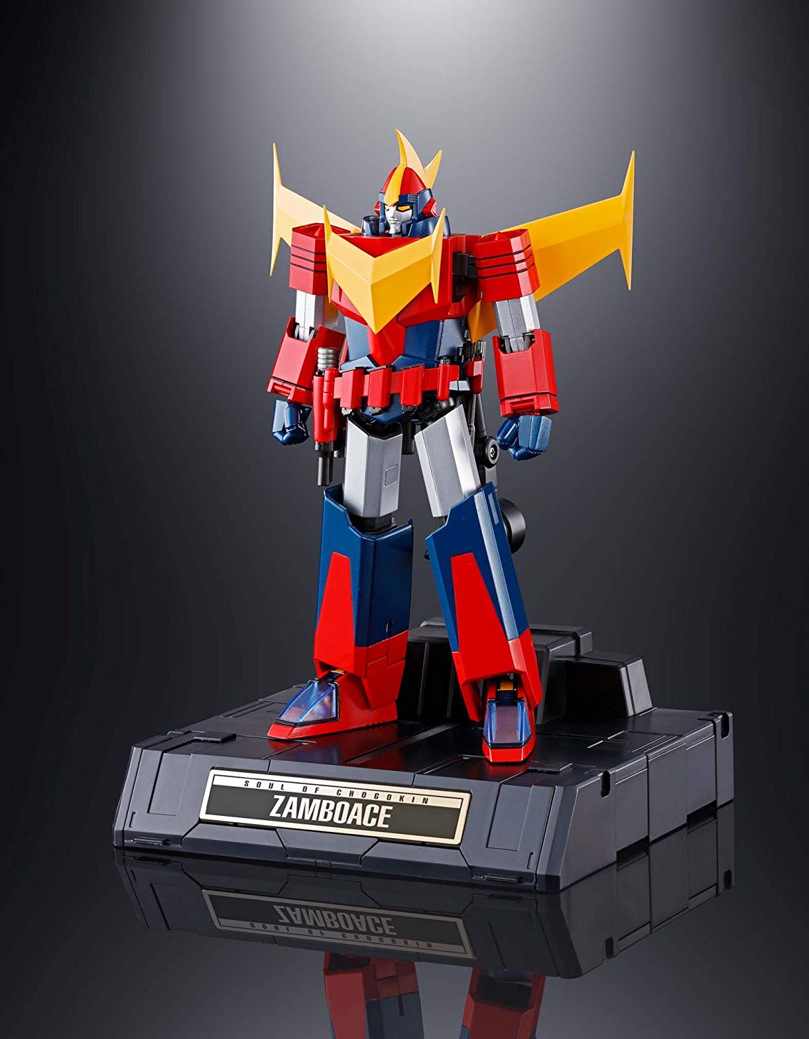 Bandai Soul of Chogokin GX-81 Invincible Super Man Zambot 3 Action Figure - Collectible Robot Toy for Anime Fans & Model Kit Enthusiasts - Perfect for Display, Gifts, and Anime Collections
