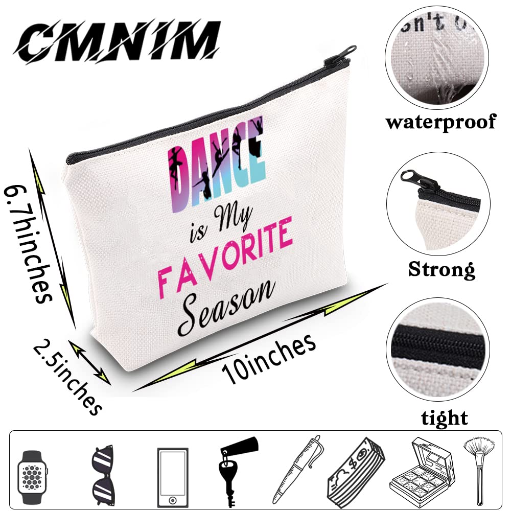CMNIM Dancer Makeup Bag - Perfect Gift for Dance Lovers & Instructors, Ideal for Recitals, Dance Classes, and Travel Essentials