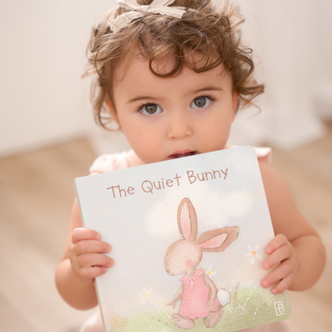 The Quiet Bunny Board Book - Soft Baby Book for Toddlers, Interactive Storytime for Kids, Perfect for Bedtime Reading & Early Learning