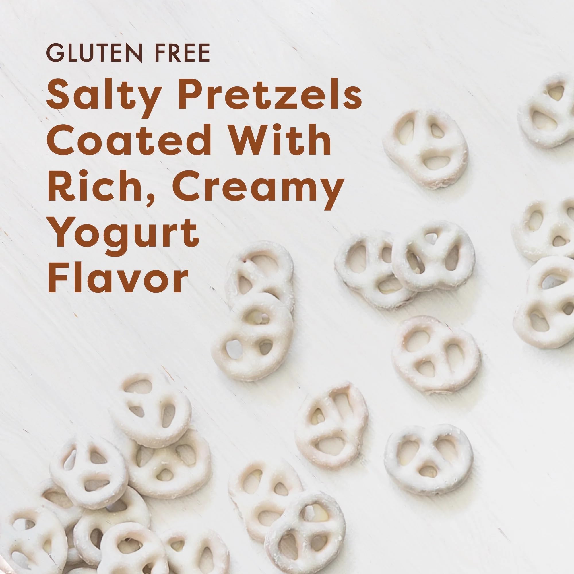 Glutino Gluten Free Yogurt Covered Pretzels - 3 Pack | Dairy Free Snacks for Kids & Adults | Perfect for School Lunches, Movie Nights & Healthy Snacking