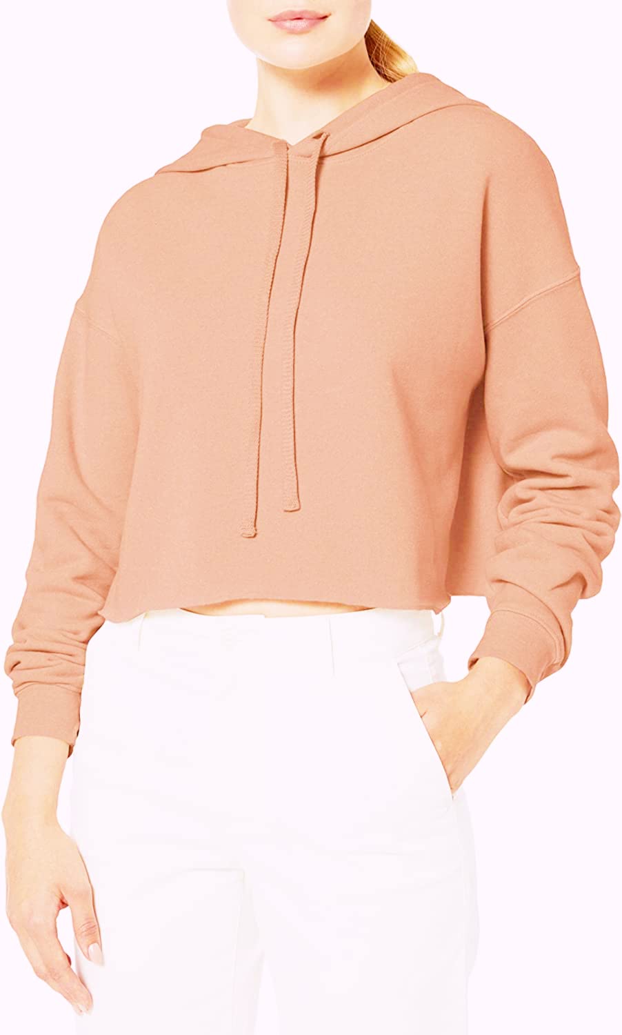 Marky G Apparel Women's Cropped Fleece Hoodie 2-Pack - Soft Cozy Pullover Sweatshirts for Casual Wear, Lounge & Workout