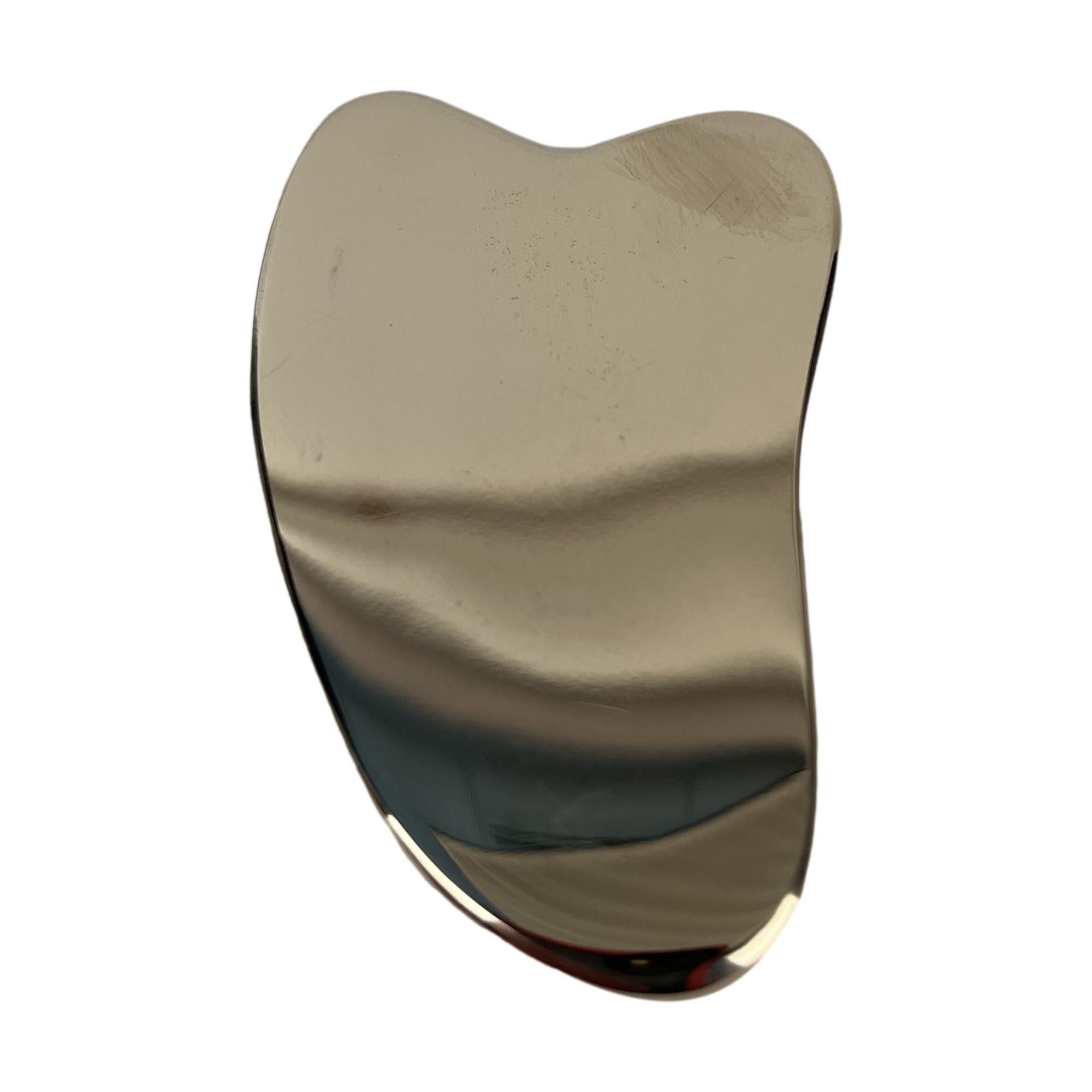 Diamond Way Ayurveda Heart Shaped Kansa Gua Sha Facial Massage Tool for Glowing Skin - Reduce Wrinkles & Improve Circulation | Perfect for Self-Care & Spa Treatments