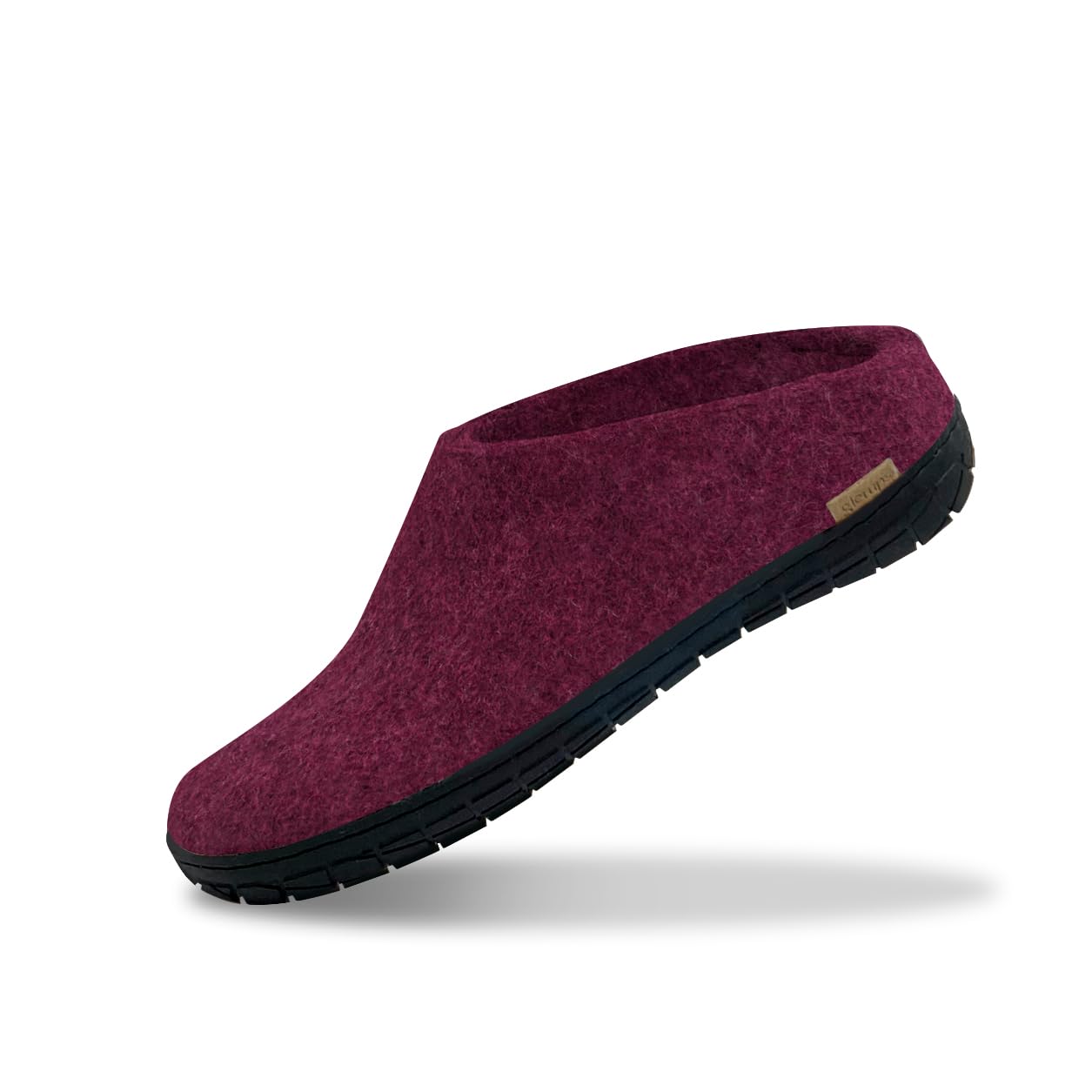 GLERUPS Unisex Wool Slippers with Rubber Sole - Comfortable Slip-On Indoor/Outdoor House Shoes for Women & Men | Perfect for Home, Office, and Casual Wear