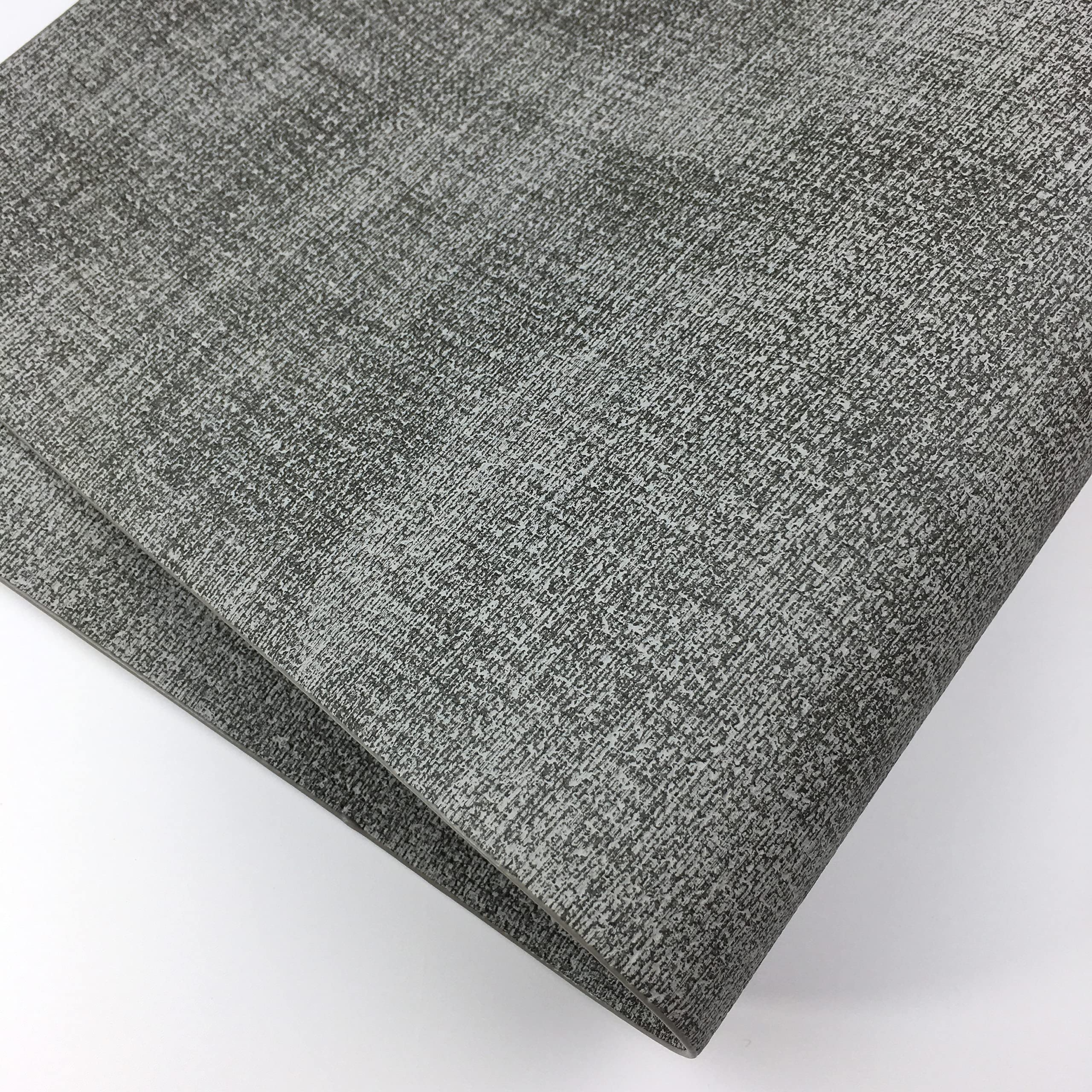 WAZAIGUR Waterproof & Non-Slip Faux Leather Placemats - Set of 8 Heat-Resistant, Easy-Clean Table Mats for Dining Room, Kitchen & Office - Light Grey for Modern Home Decor