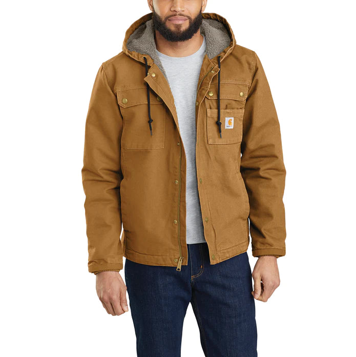 Carhartt Bartlett Jacket for Men - Durable Workwear Jacket with Water-Resistant Finish - Perfect for Construction, Outdoor Work & Winter Wear