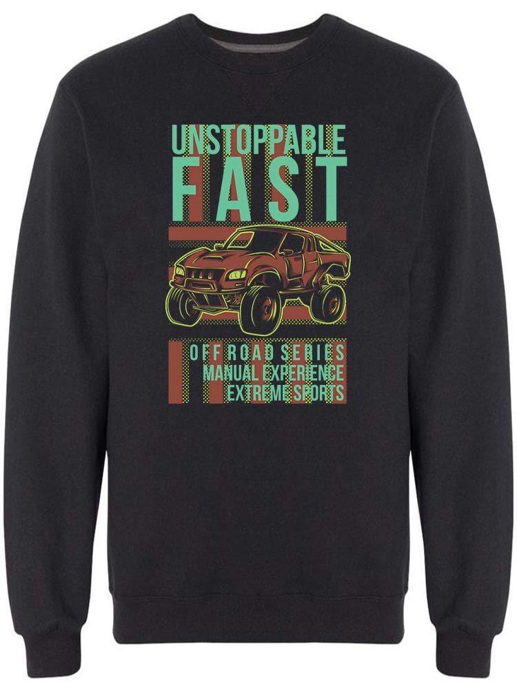 Men's Unstoppable Off-Road Graphic Hoodie - Durable Pullover Sweatshirt for Outdoor Adventures, Camping & Hiking