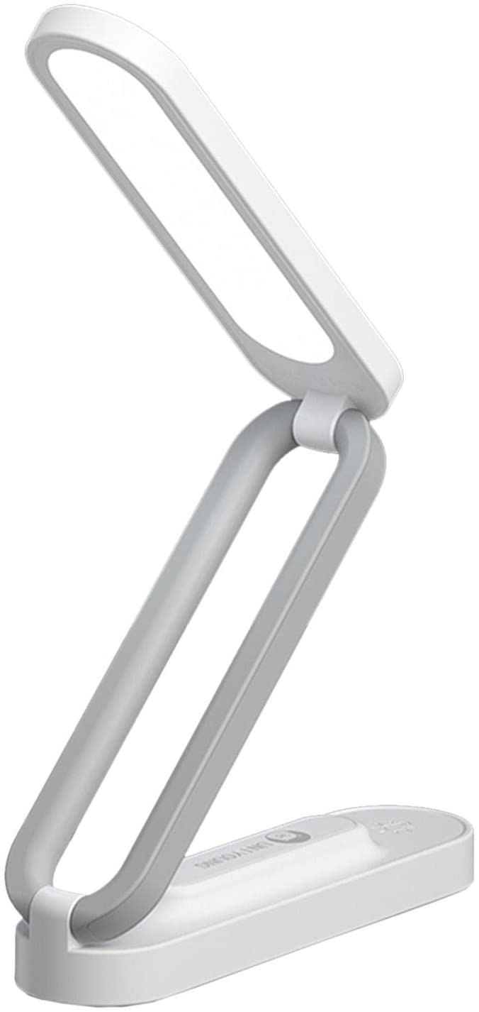 Sysyrqcer Foldable LED Desk Lamp - Eye-Caring Table Lamp with 3 Lighting Modes, USB Charging Night Light, Portable Study Lamp for Kids, Home Office, Working, Reading, and Bedroom Use