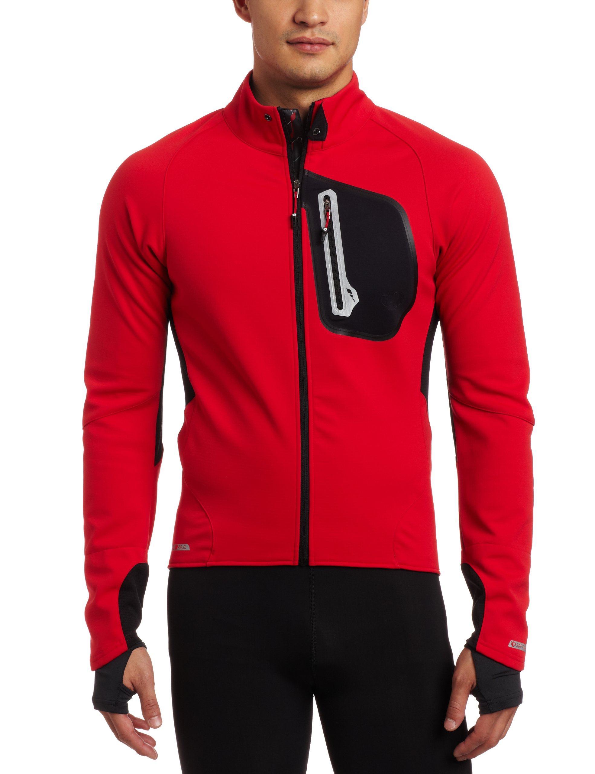 Pearl Izumi Men's Pro Softshell 180 Jacket - Windproof & Water-Resistant Cycling Jacket for Men - Perfect for Road Biking, Commuting & Outdoor Sports