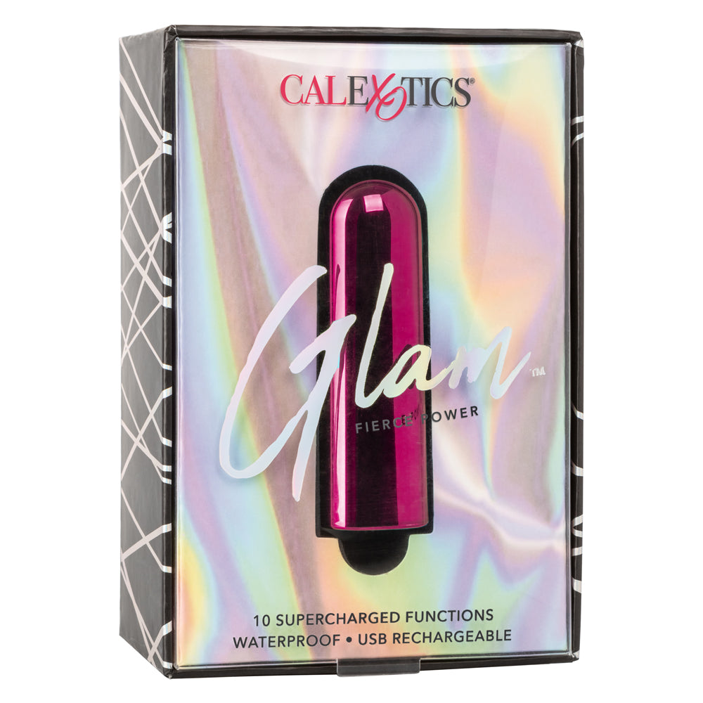 Glam Fierce Power Bullet Vibrator - Rechargeable Mini Personal Massager for Women, Powerful & Quiet Clitoral Stimulator - Perfect for Solo Play & Couples Intimacy