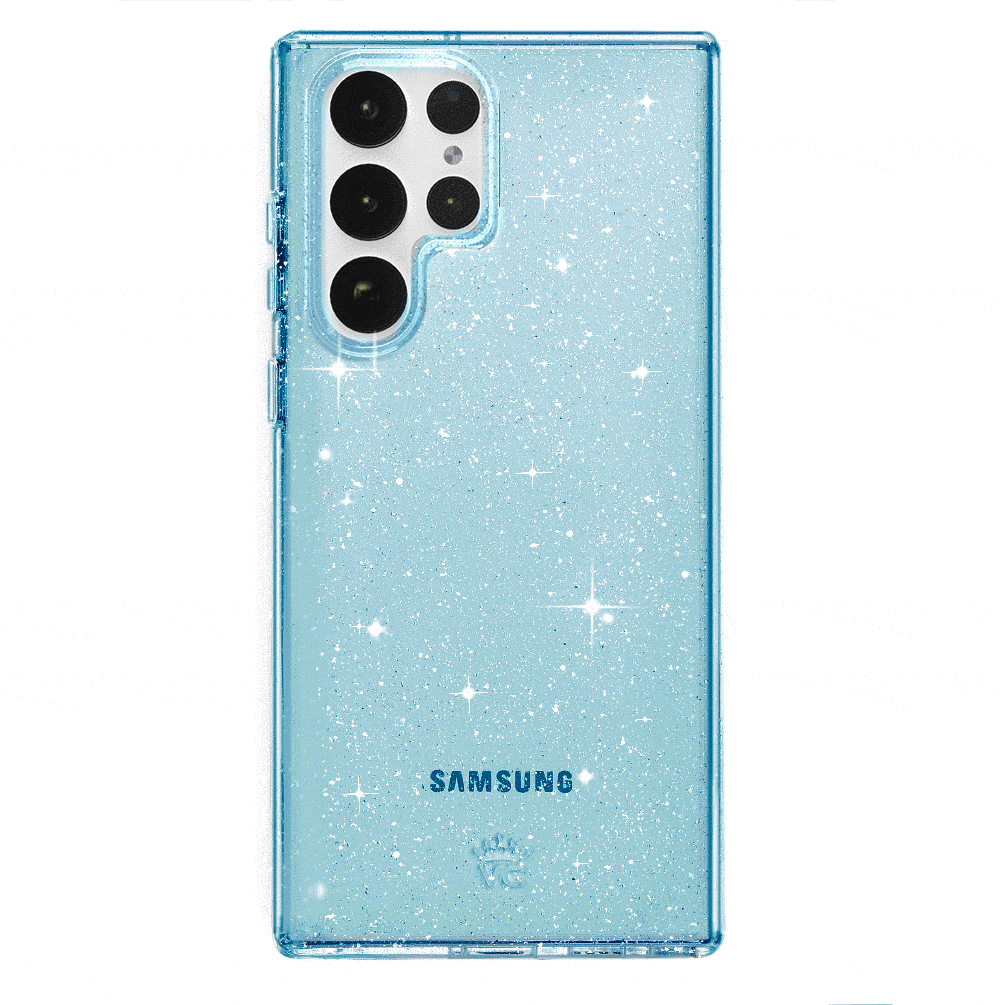 Samsung Galaxy Phone Case with Blue Stardust Design - Durable Protective Cover for Everyday Use, Travel & Outdoor Activities