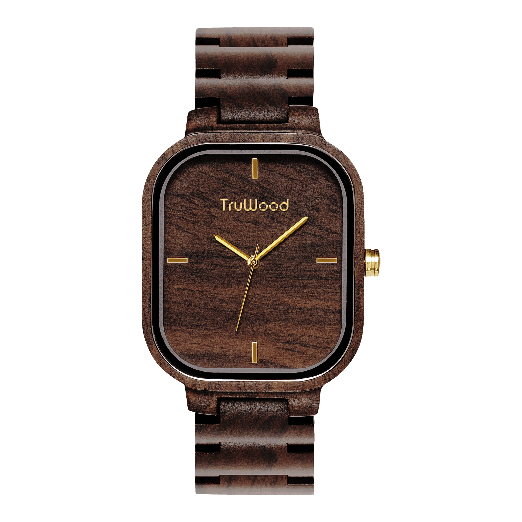 Premium Truwood Carbon Fiber Wooden Watch for Men - Stylish & Durable Eco-Friendly Wood Watch - Perfect for Casual, Business & Outdoor Activities