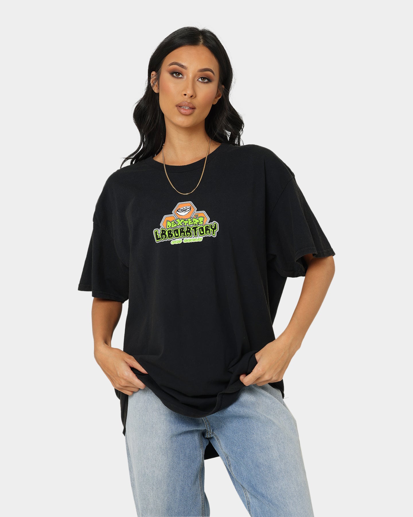 Vintage Boy Genius Graphic T-Shirt - Black Wash Distressed Style - Perfect for Casual Wear, Street Fashion & Retro Outfits