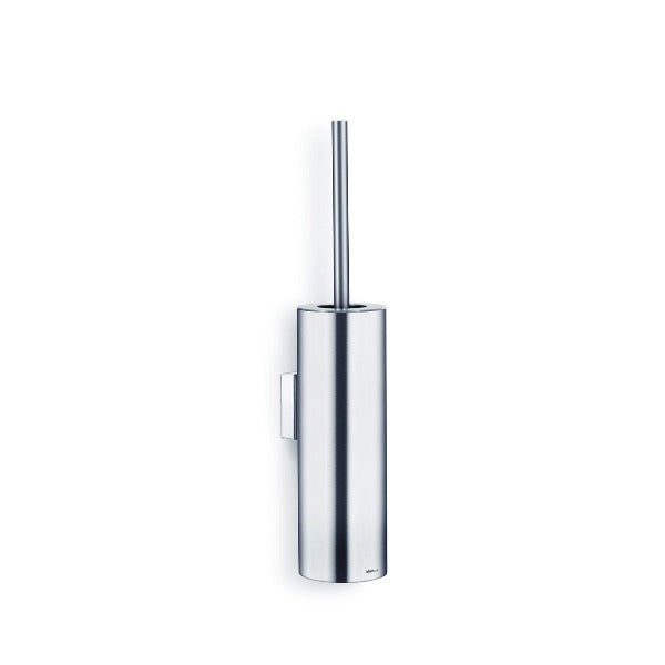 NEXIO Wall Mounted Toilet Brush Holder - Tall Space Saving Bathroom Cleaning Tool for Modern Homes (Ideal for Small Bathrooms & Tight Spaces)