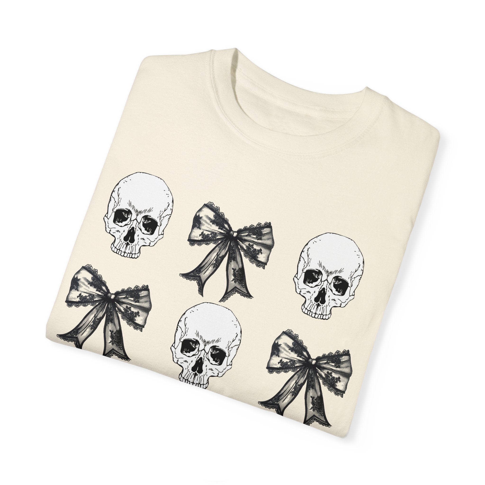 Skeleton Bow Shirt for Women - Elegant Gothic Lace Blouse with Detachable Bow for Halloween, Cosplay, and Gothic Fashion
