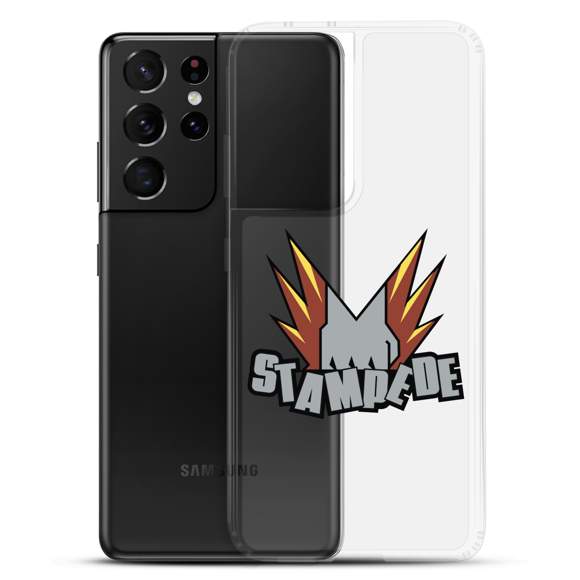 Zoo Jitsu Fighters Stampede Clear Protective Case for Samsung Galaxy - Durable Slim Cover for Everyday Use & Gaming Enthusiasts