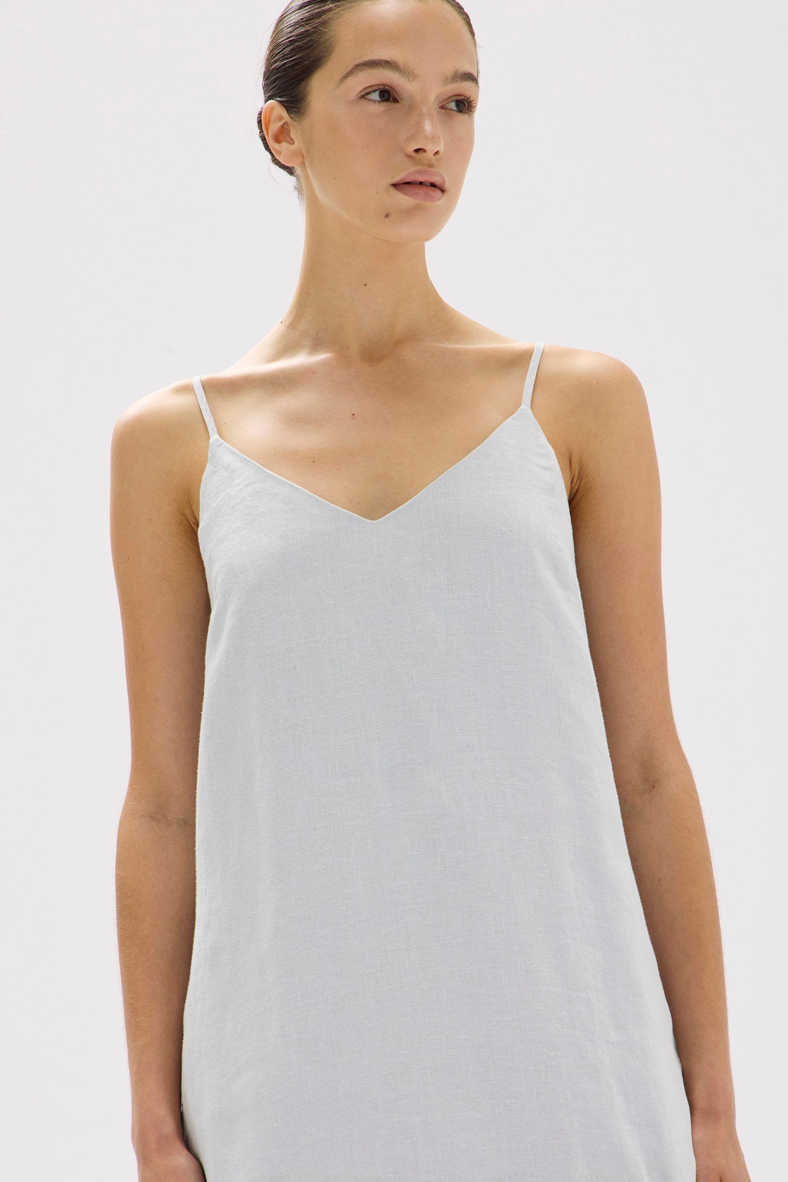 Vallory Women's Linen Slip Dress - Summer Casual Boho Maxi Dress for Beach, Vacation & Date Night