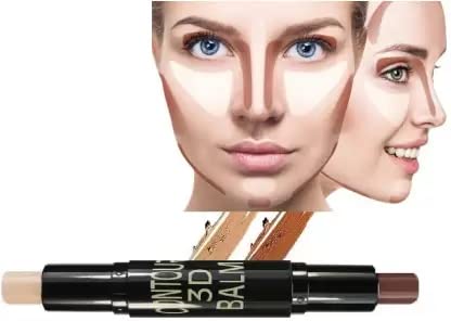 Flawless Texture Natural Finish Concealer & Contour Stick - Full Coverage, Lightweight, Vegan & Cruelty-Free - Perfect for Everyday Makeup & Professional Contouring
