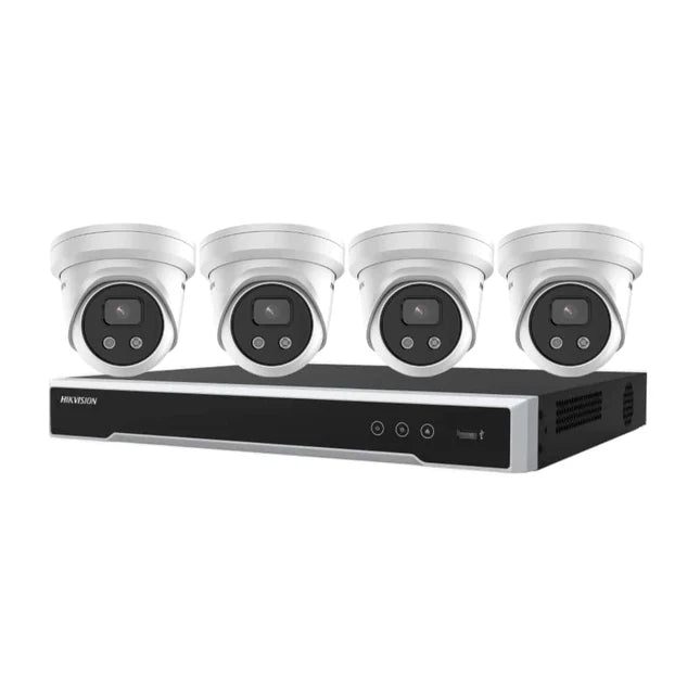Hikvision Security Camera System - Complete Surveillance Kit for Home & Business Security | Indoor & Outdoor Use