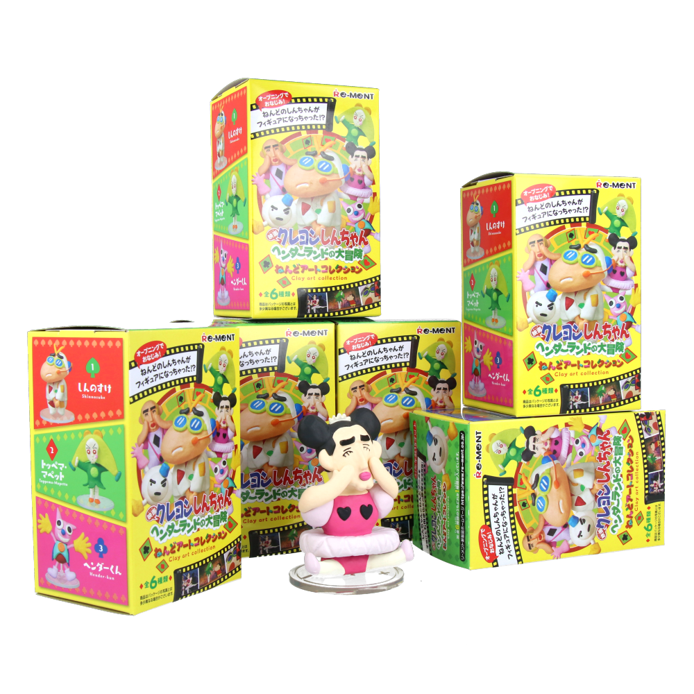 Crayon Shin Chan Mini Figurines Set - 6 Piece Collectible Display Figures for Anime Fans | Perfect for Home Decor, Office Display & Gift Giving