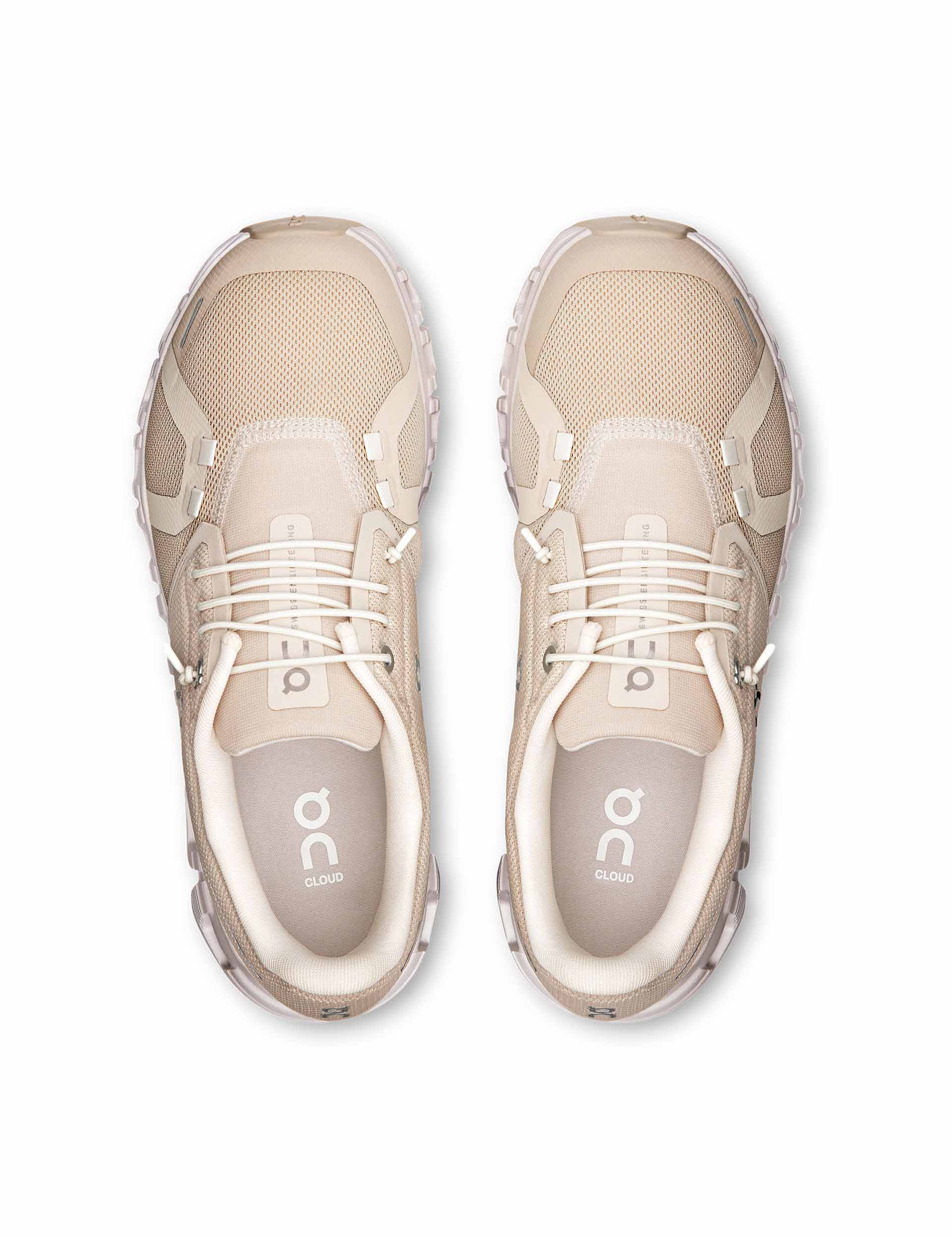 Cloud 6 Running Shoes - Pearl White Women's Athletic Sneakers for Jogging, Gym Workouts & Casual Wear
